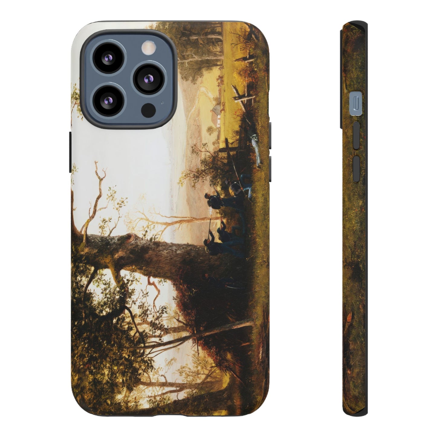 Bierstadt, Albert -  Guerrilla Warfare (1861) - Tough Phone Cases