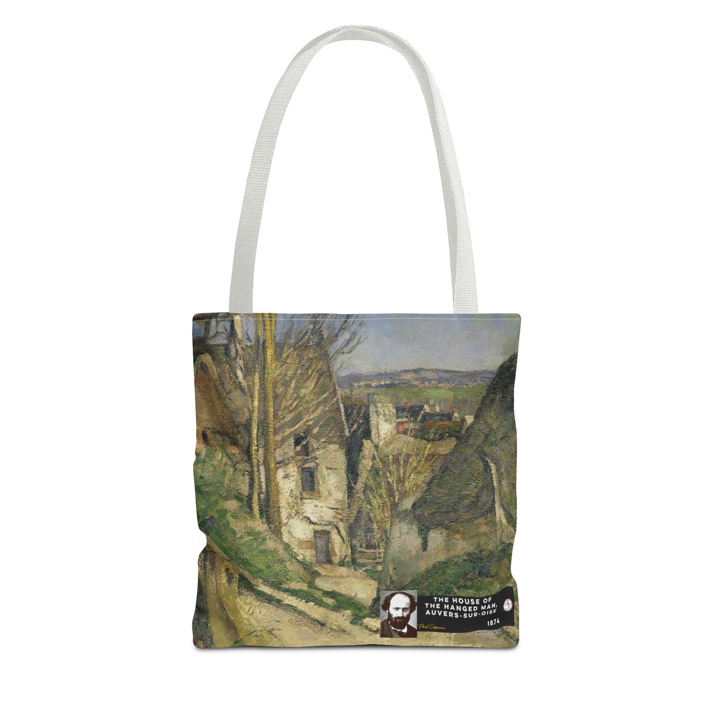 Cézanne, Paul - The House of the Hanged Man, Auvers-sur-Oise (1874) - Tote Bag