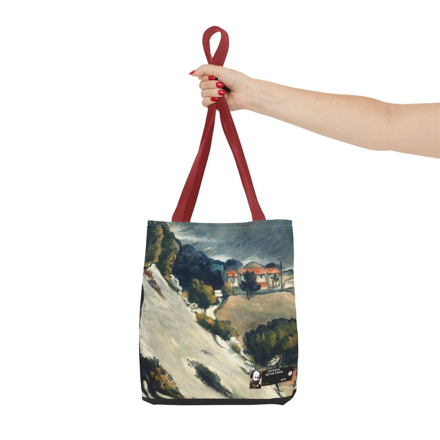 Cézanne, Paul - L’Estaque, Melting Snow (1870) - Tote Bag