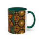 Pacio, Adam - Monarch Butterfly Mandala - Colorful Accent Mugs
