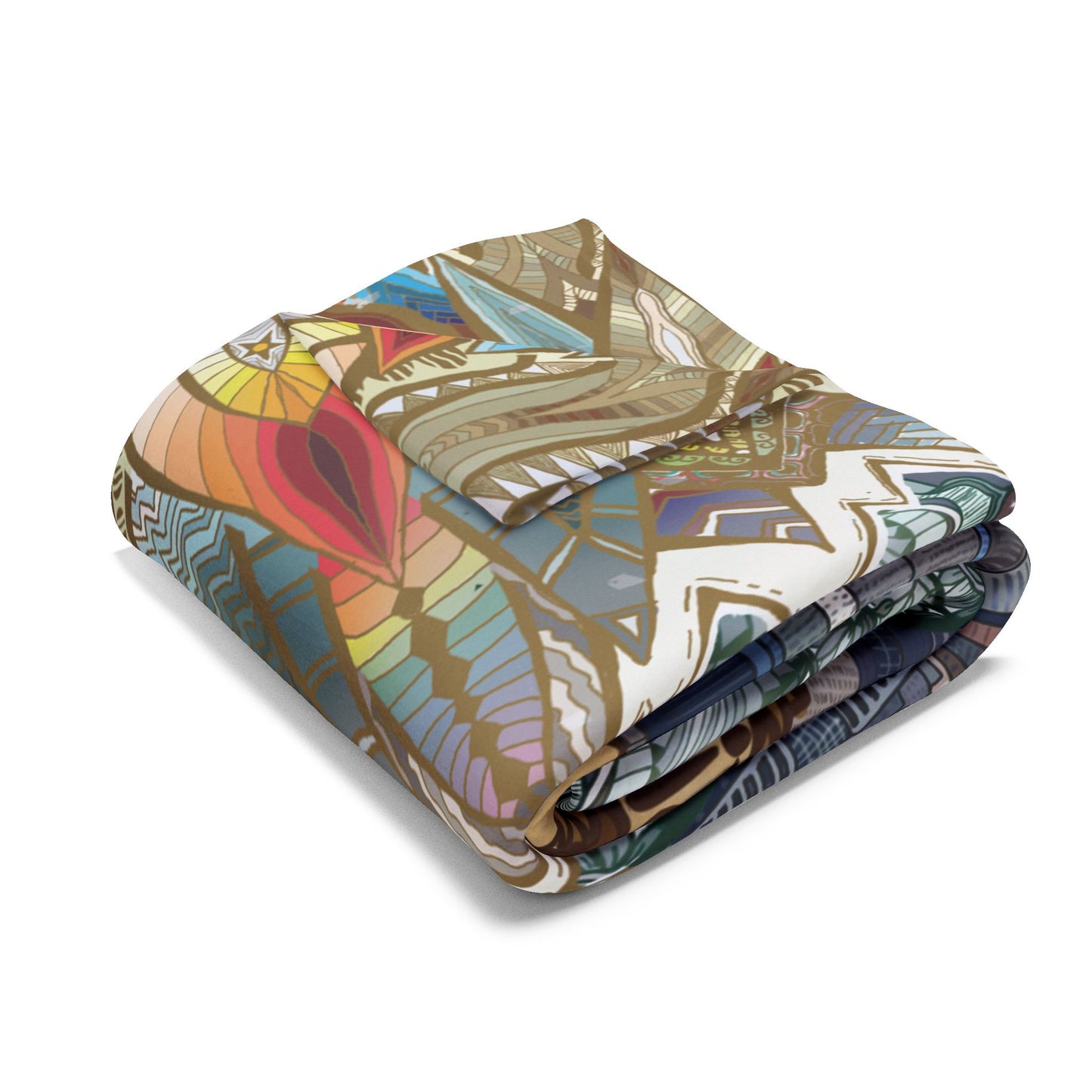 Liberty Mandala - Arctic Fleece Blanket