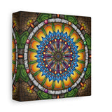 Emerald Arrows Mandala A - Canvas