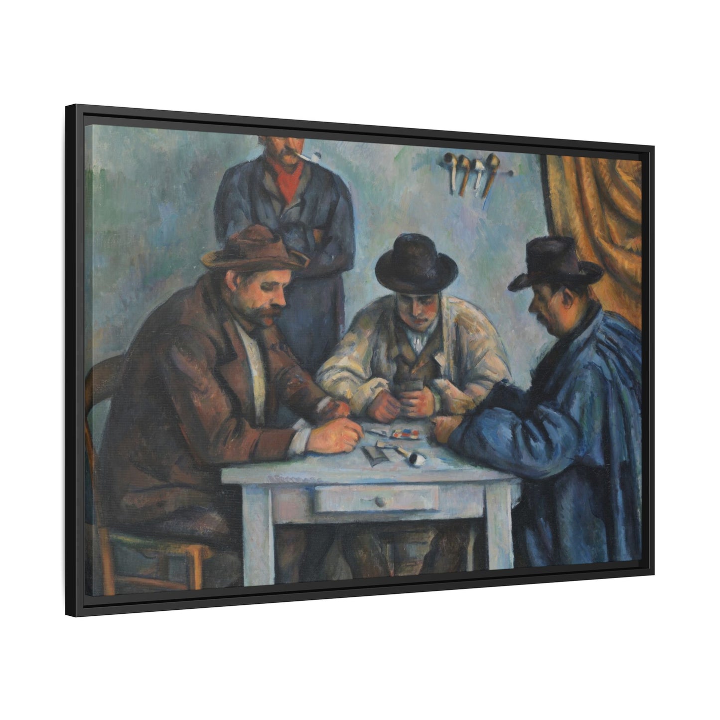 Cézanne, Paul - The Card Players (1892) - Matte Canvas, Framed