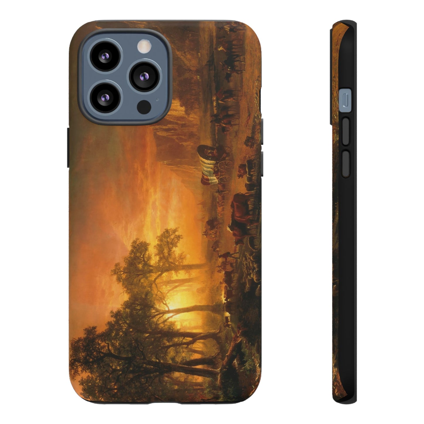 Bierstadt, Albert - Emigrants Crossing the Plains (1867) - Tough Phone Cases