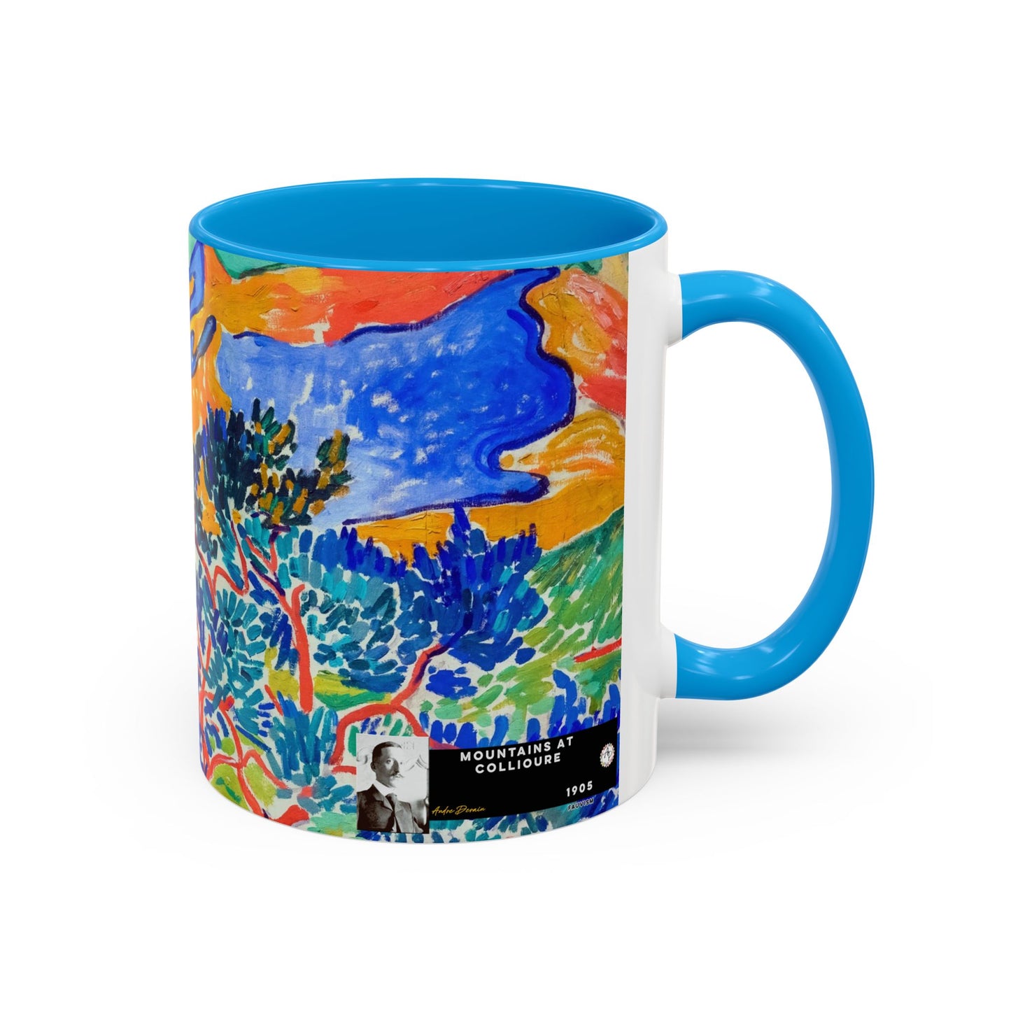 Derain, André - Mountains at Collioure (1905) - Colorful Accent Mugs