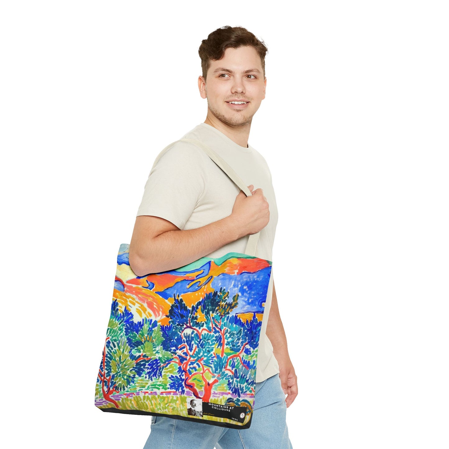 Derain, André - Mountains at Collioure (1905) - Tote Bag
