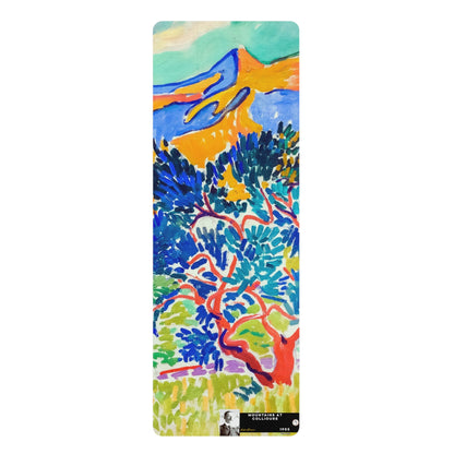 Derain, André - Mountains at Collioure (1905) - Rubber Yoga Mat