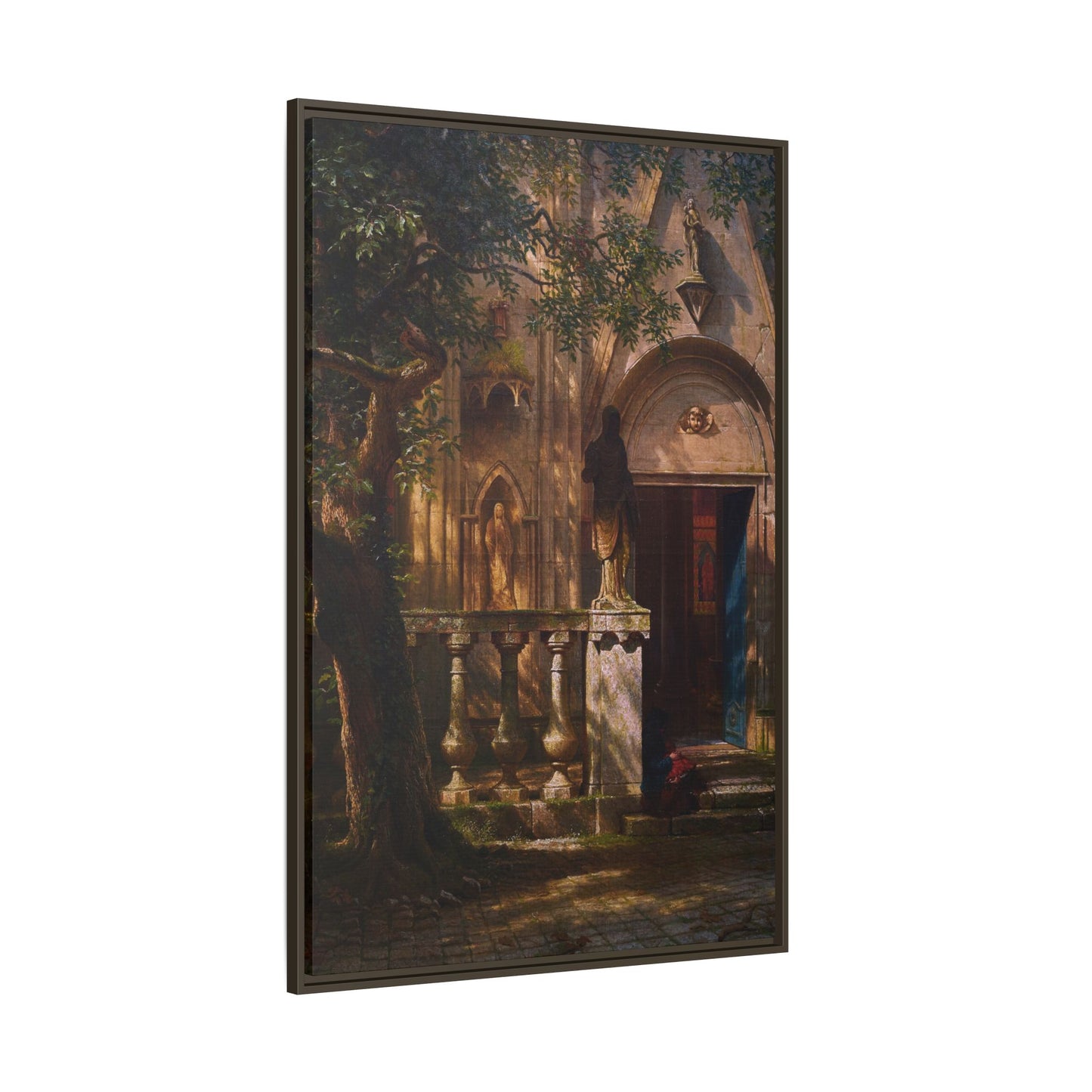 Bierstadt, Albert - Sunlight and Shadow  (1854) - Matte Canvas, Framed