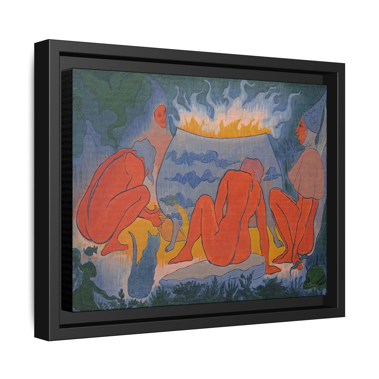 Ranson, Paul - Witches Around the Fire (1891) - Matte Canvas, Framed