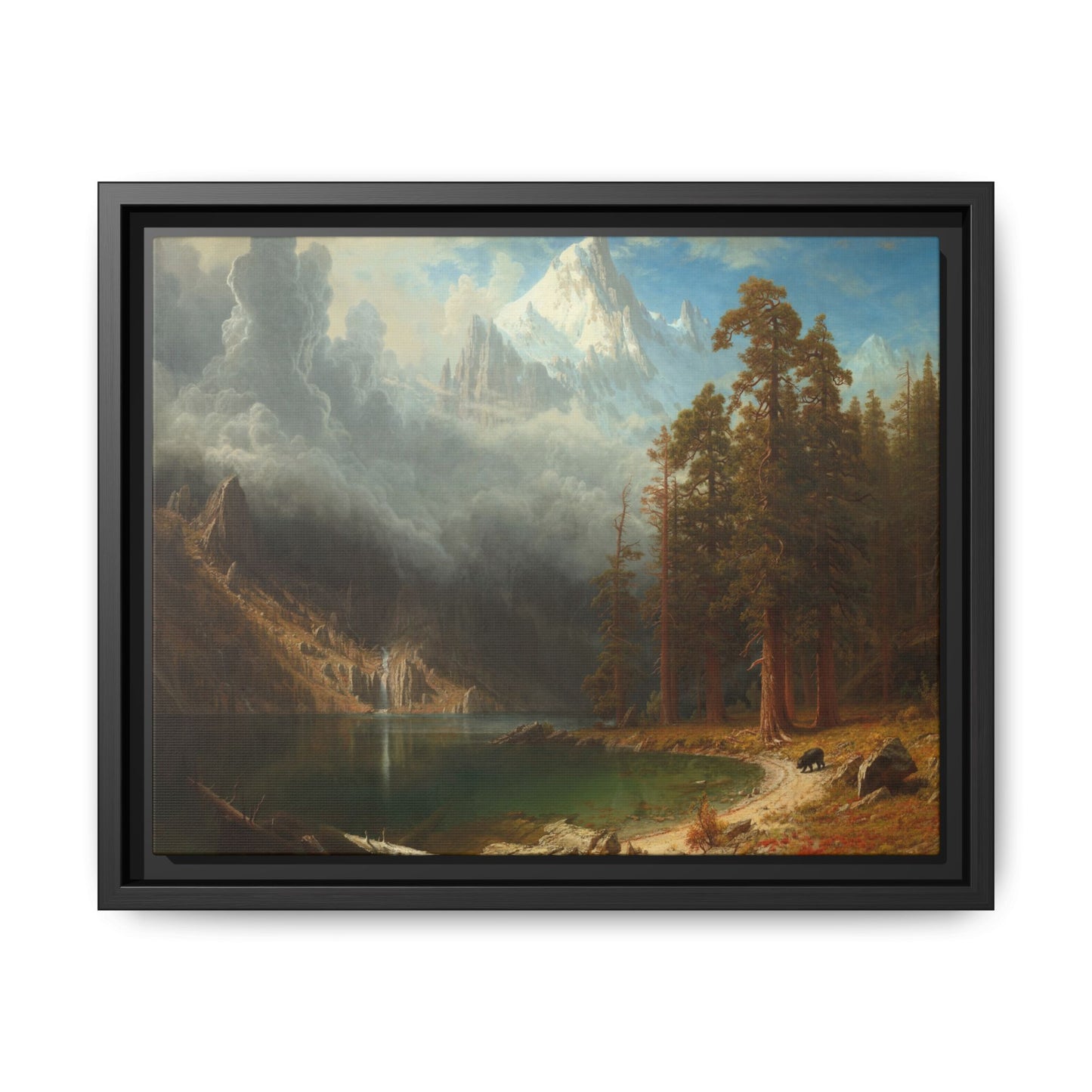 Bierstadt, Albert - Mount Corcoran (1877) - Matte Canvas, Framed