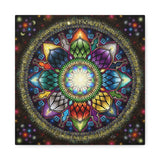 Mystic Jewel Mandala A  - Canvas