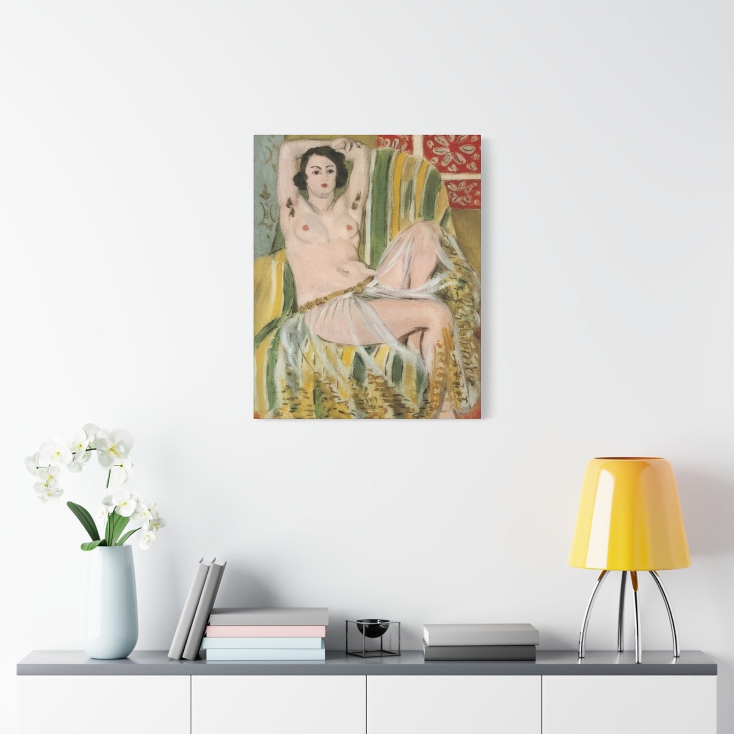 Matisse, Henri - Odalisque with Raised Arms (1923) - Canvas Block, unframed