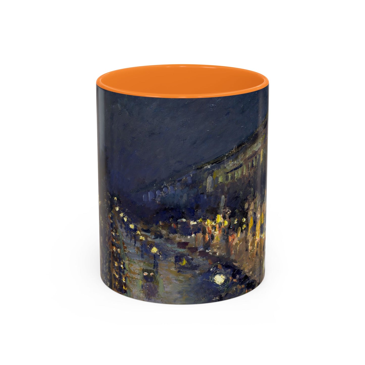 Pissarro, Camille - The Boulevard Montmartre At Night (1897) - Colorful Accent Mugs