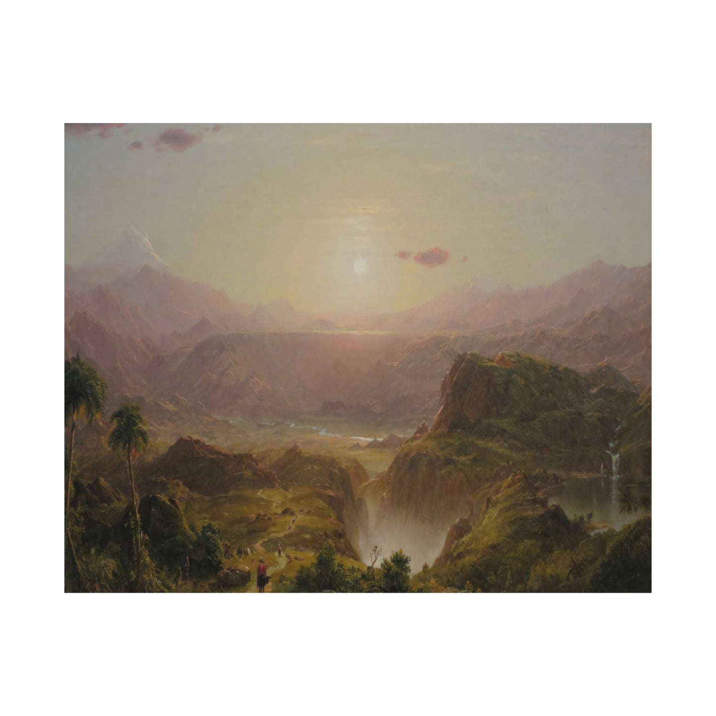 Church, Frederic Edwin - The Andes of Ecuador  (1854) - Satin Posters