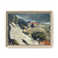 Cézanne, Paul - L’Estaque, Melting Snow (1870) - Matte Canvas, Framed