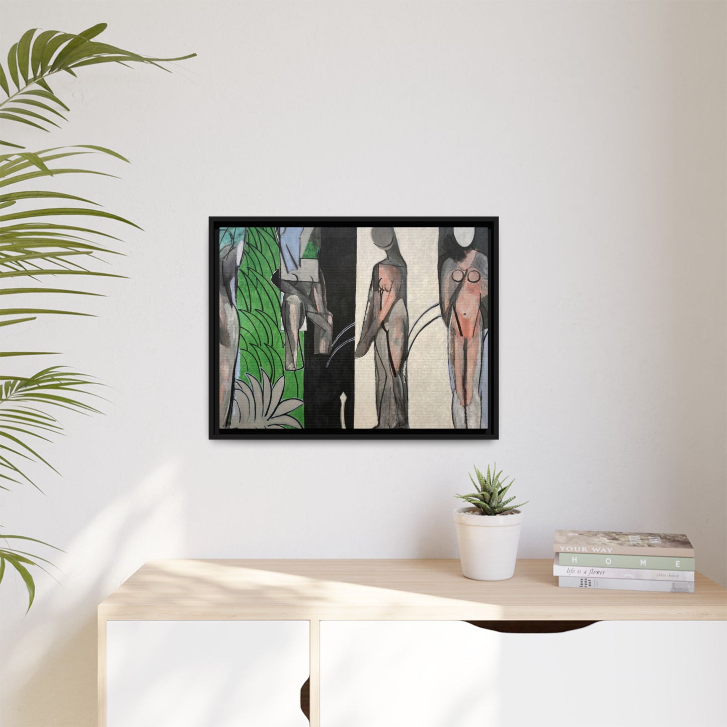 Matisse, Henri - Bathers by a River (1917) - Matte Canvas, Framed