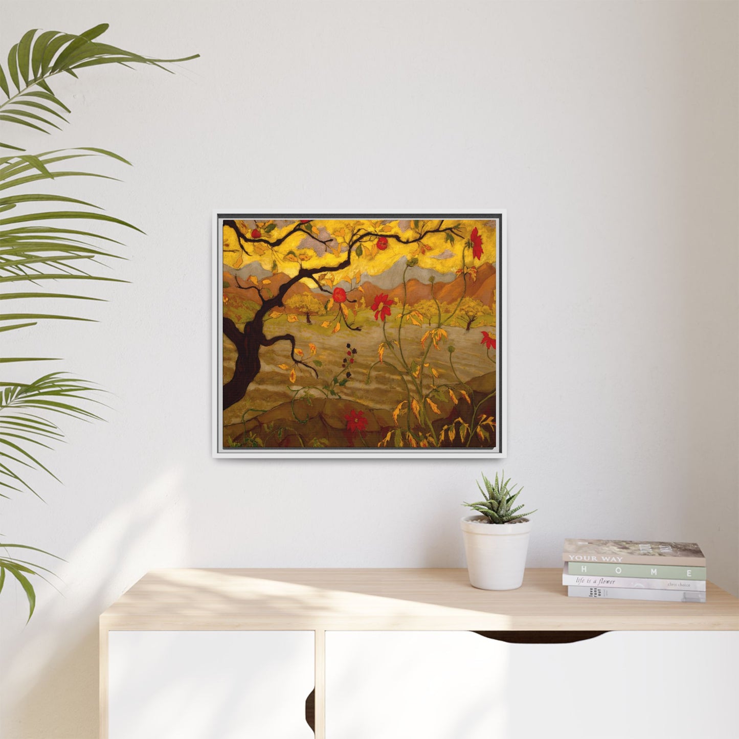 Ranson, Paul - Apple Tree with Red Fruit (1902) - Matte Canvas, Framed