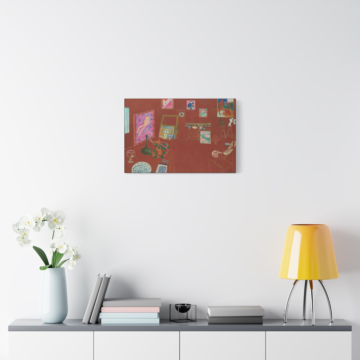 Matisse, Henri - The Red Studio (1911) - Canvas Block, unframed