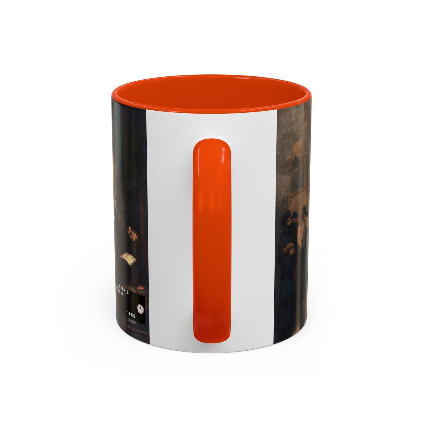 Courbet, Gustave - The Painter’s Studio (1855) - Colorful Accent Mugs