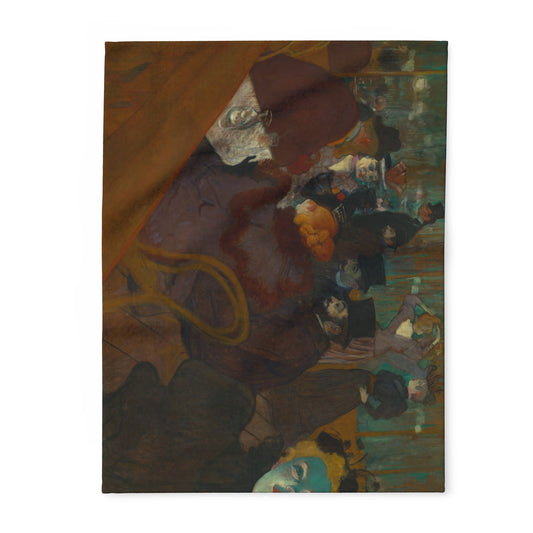 Toulouse-Lautrec, Henri - At the Moulin Rouge (1892) - Arctic Fleece Blanket