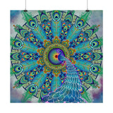Melek Taus Mandala - Satin Poster