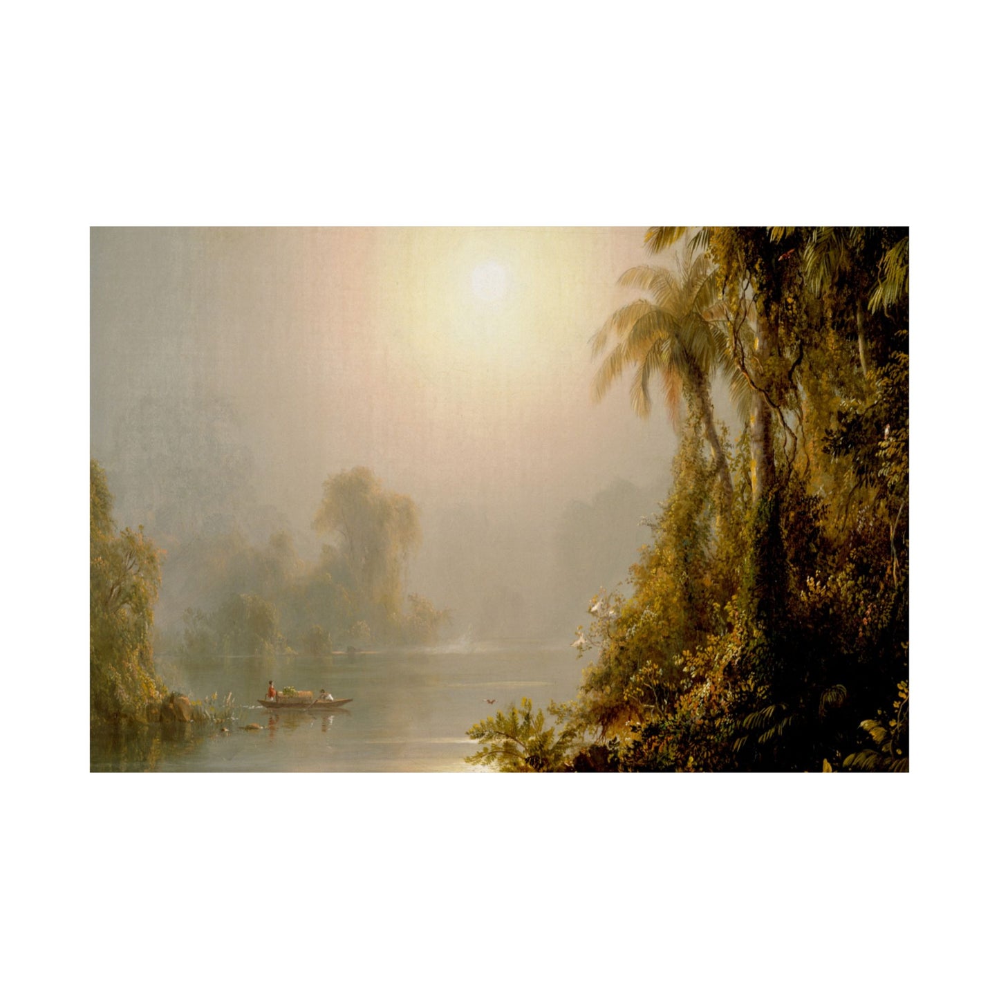 Church, Frederic Edwin - Morning in the Tropics (1858) - Satin Posters