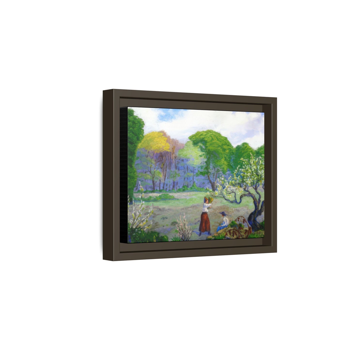 Ranson, Paul - Picking Flowers (1890) - Matte Canvas, Framed
