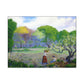 Ranson, Paul - Picking Flowers (1890) - Canvas Block, unframed