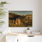 Courbet, Gustave - Young Ladies of the Village (1851) - Matte Canvas, Framed