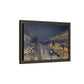 Pissarro, Camille - The Boulevard Montmartre At Night (1897) - Matte Canvas, Framed