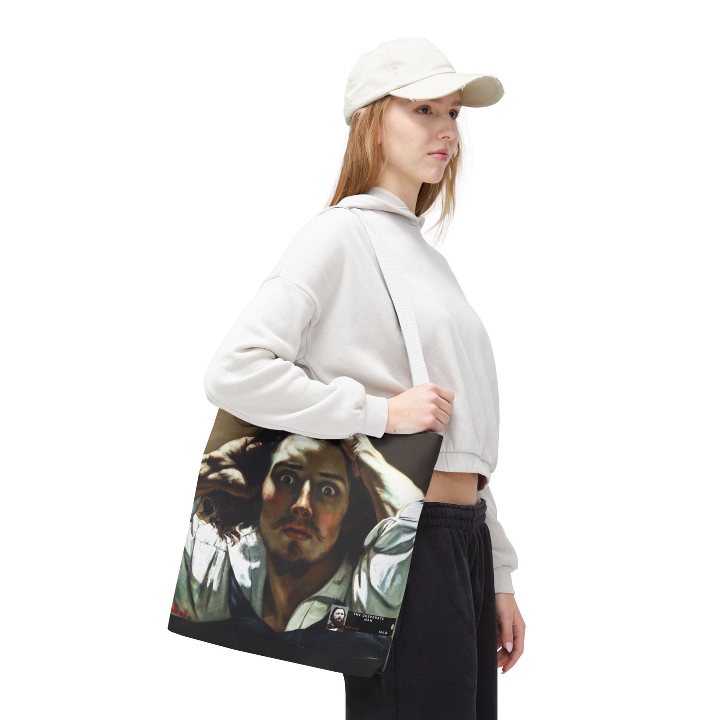 Courbet, Gustave - The Desperate Man (1843) - Tote Bag