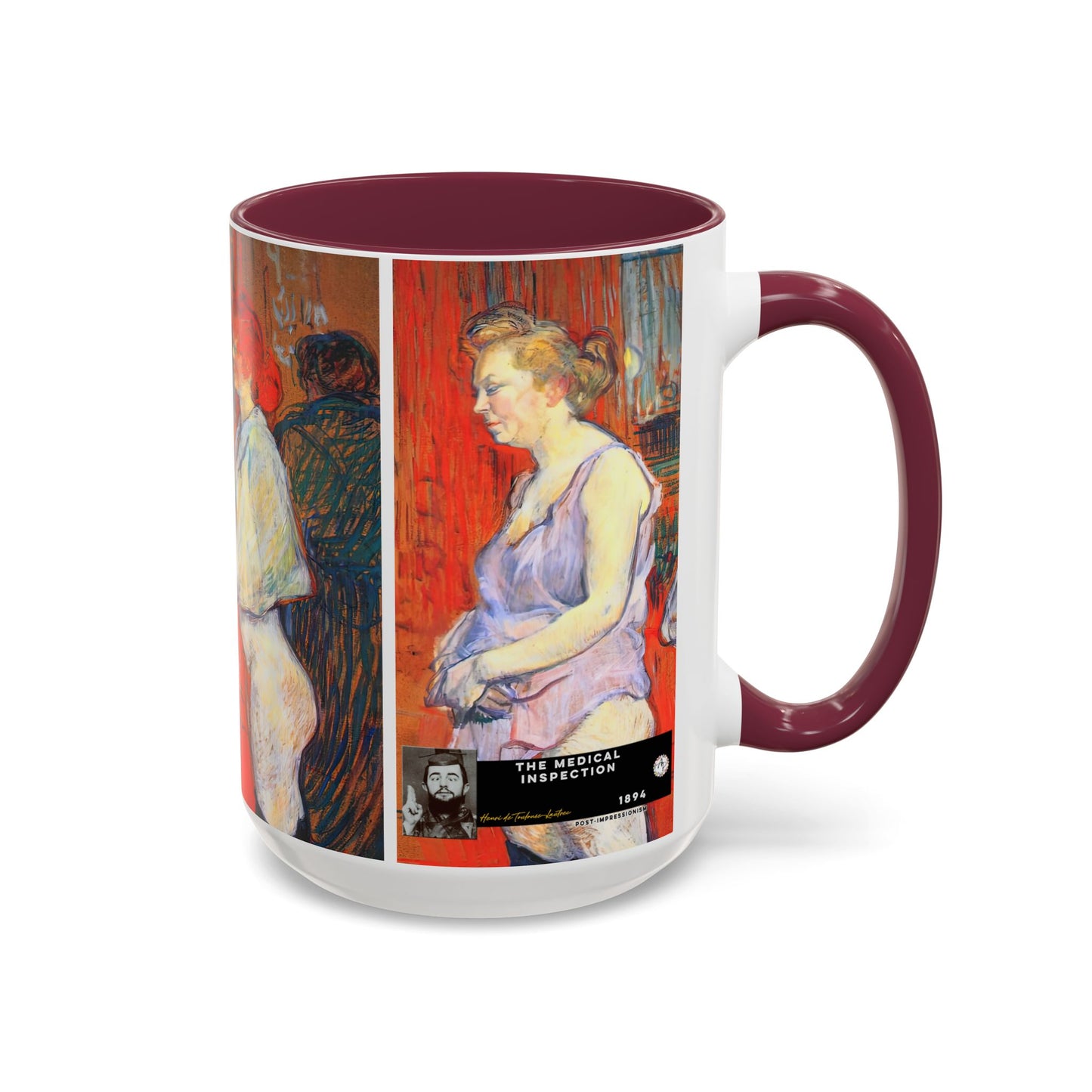 Toulouse-Lautrec, Henri - The Medical Inspection (1894) - Colorful Accent Mugs