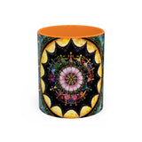 Obsidian Grandmothers Mandala - Colorful Accent Mugs