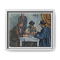 Cézanne, Paul - The Card Players (1892) - Matte Canvas, Framed
