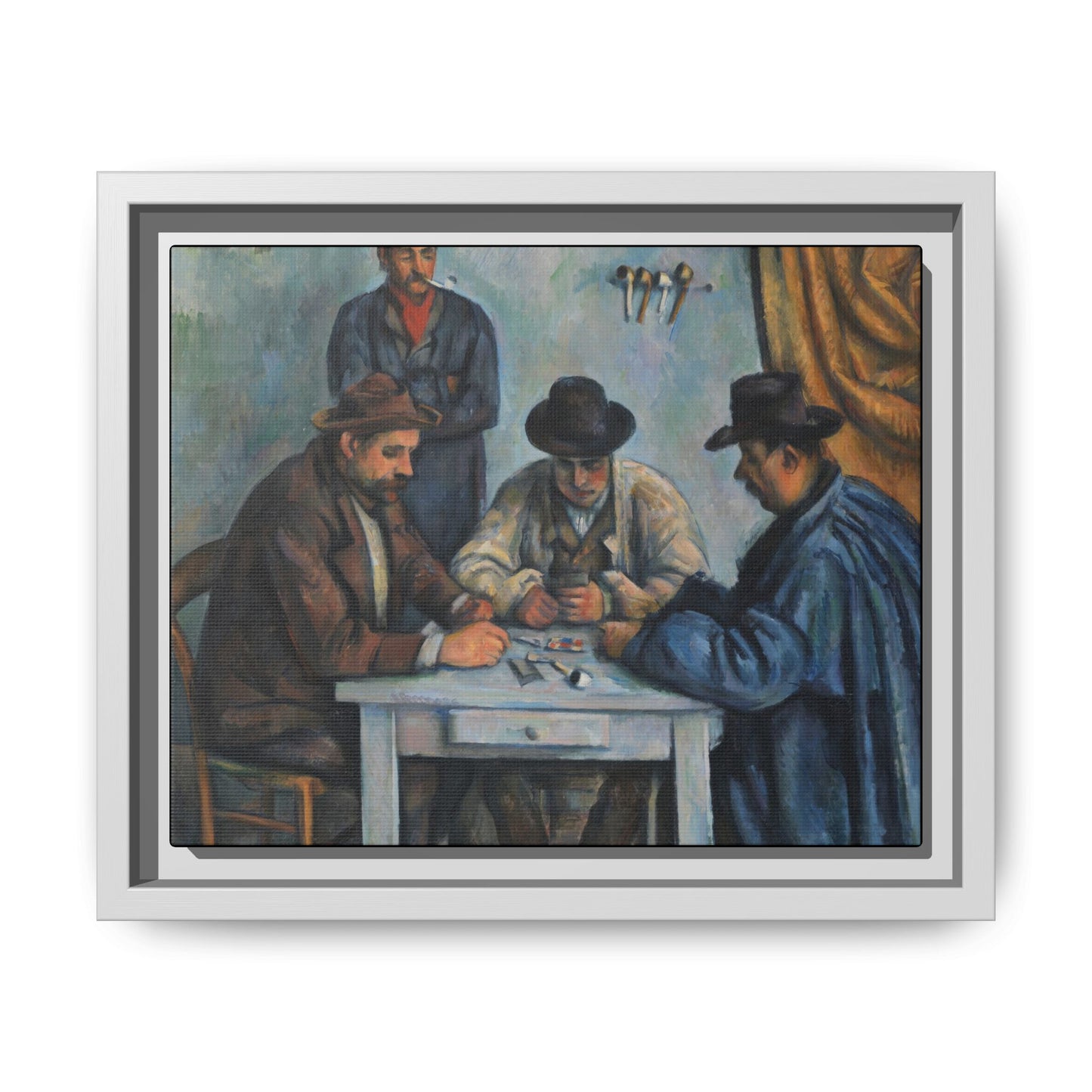 Cézanne, Paul - The Card Players (1892) - Matte Canvas, Framed