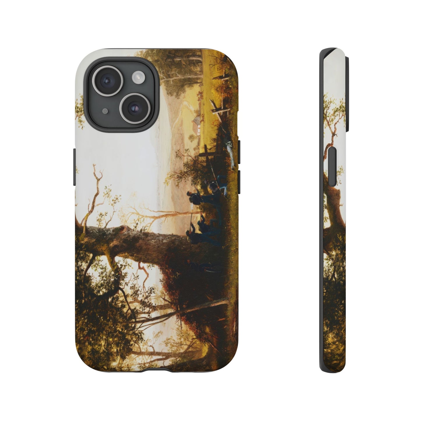 Bierstadt, Albert -  Guerrilla Warfare (1861) - Tough Phone Cases