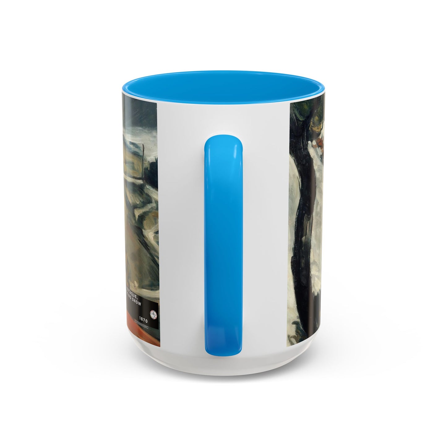 Cézanne, Paul - A Modern Olympia (1874) - Colorful Accent Mugs