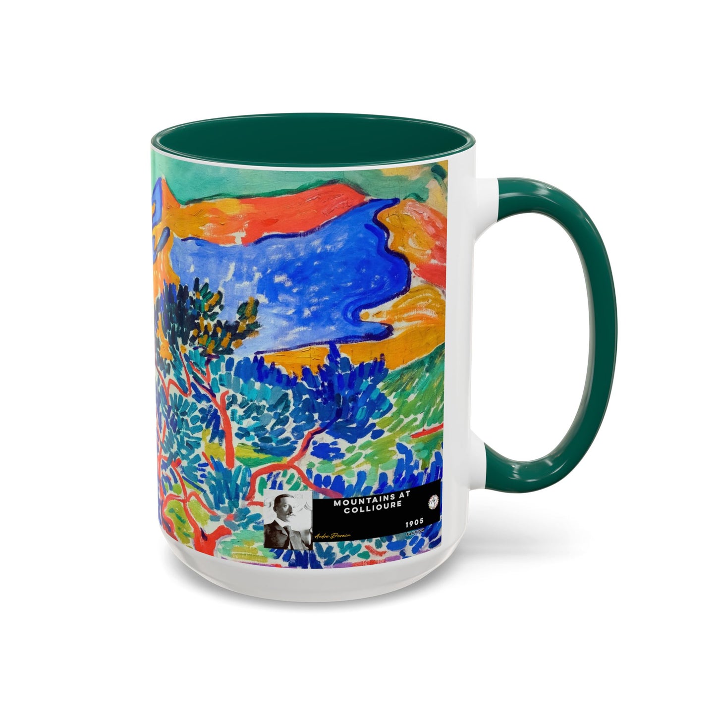 Derain, André - Mountains at Collioure (1905) - Colorful Accent Mugs