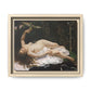 Courbet, Gustave - Woman with a Parrot (1866) - Matte Canvas, Framed