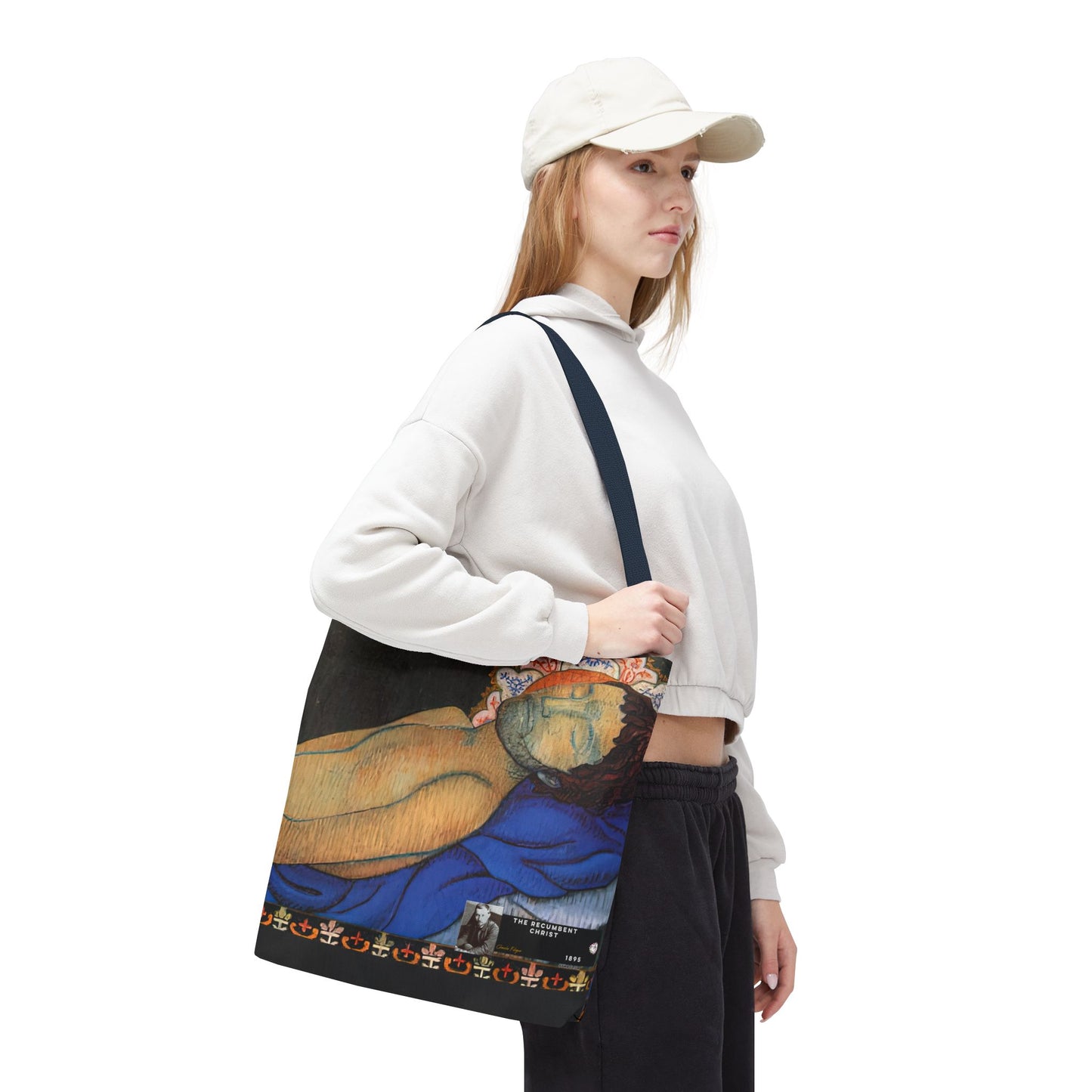 Filiger, Charles - The Recumbent Christ (1895) - Tote Bag
