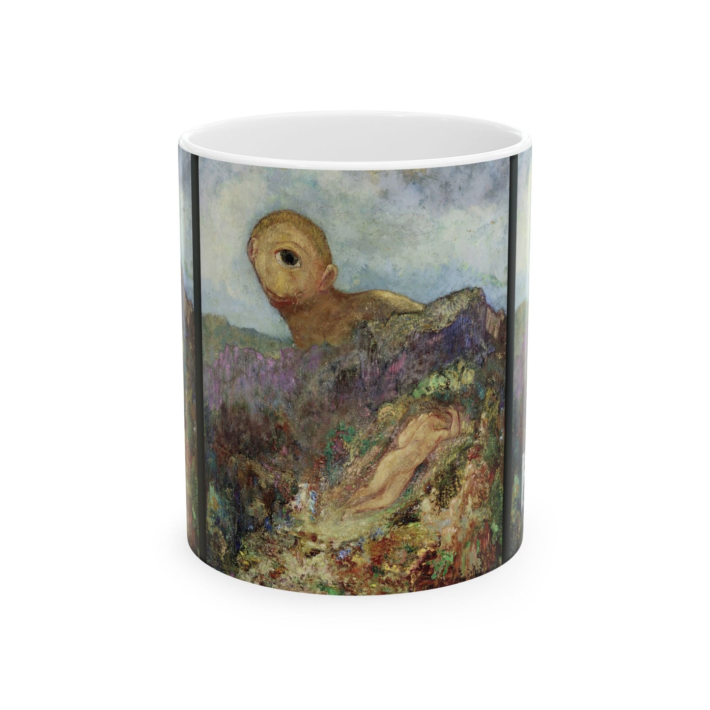 Redon, Odilon - The Cyclops (1914) - Ceramic Mug