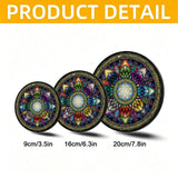 Mystic Jewel Mandala - Stained Glass Suncatcher