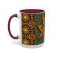 Pacio, Adam - Monarch Butterfly Mandala - Colorful Accent Mugs