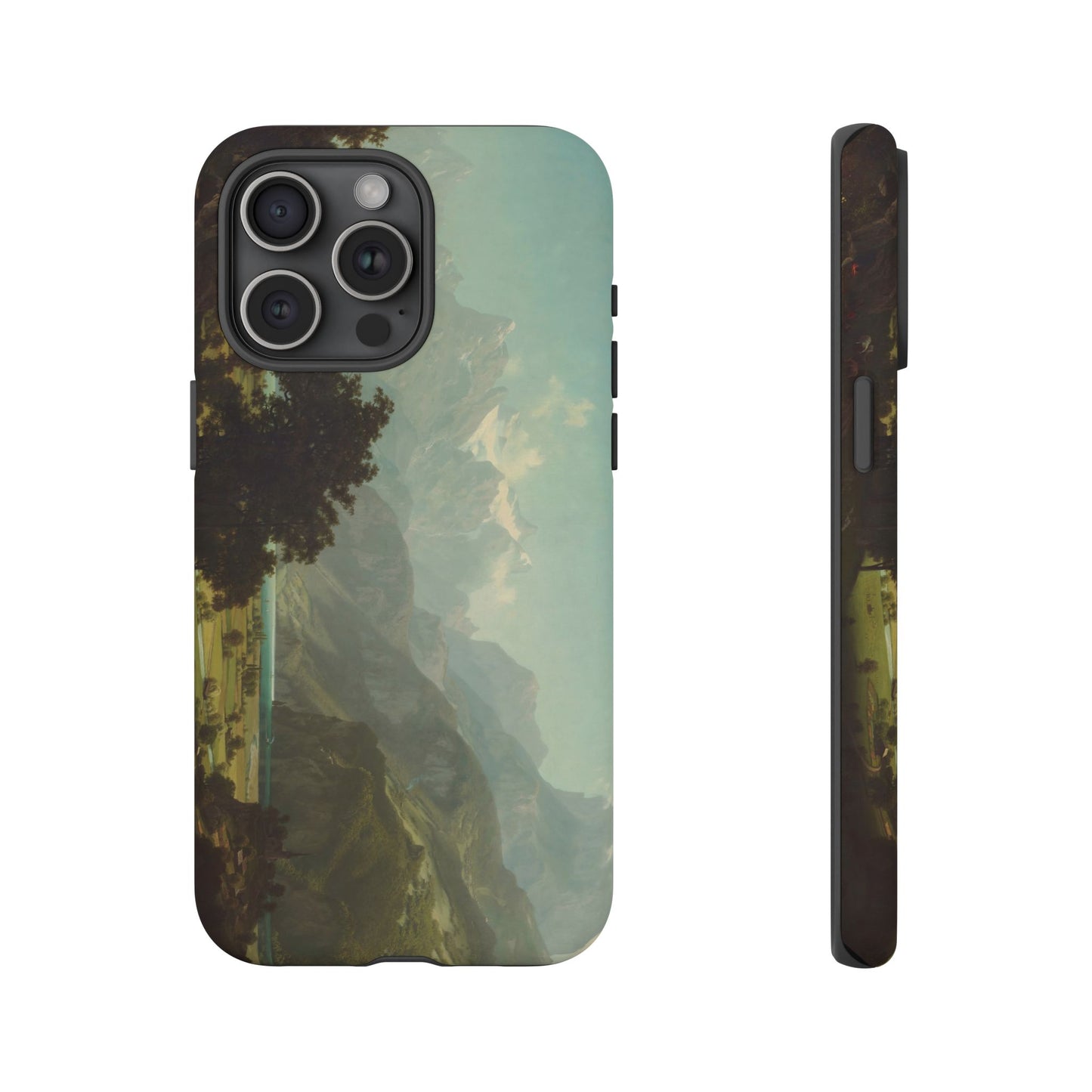 Bierstadt, Albert - Lake Lucerne (1858) - Tough Phone Cases