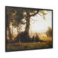 Bierstadt, Albert -  Guerrilla Warfare (1861) - Matte Canvas, Framed