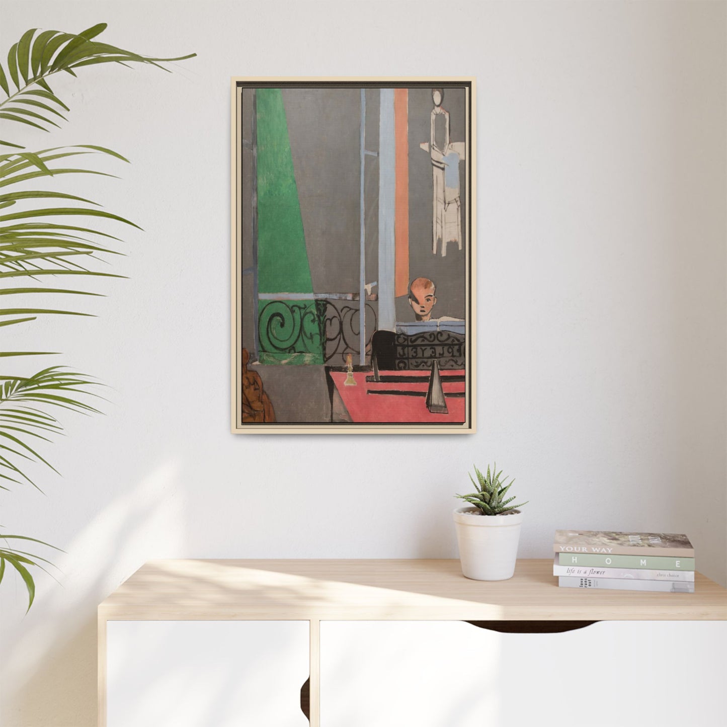 Matisse, Henri - Piano Lesson (1916) - Matte Canvas, Framed