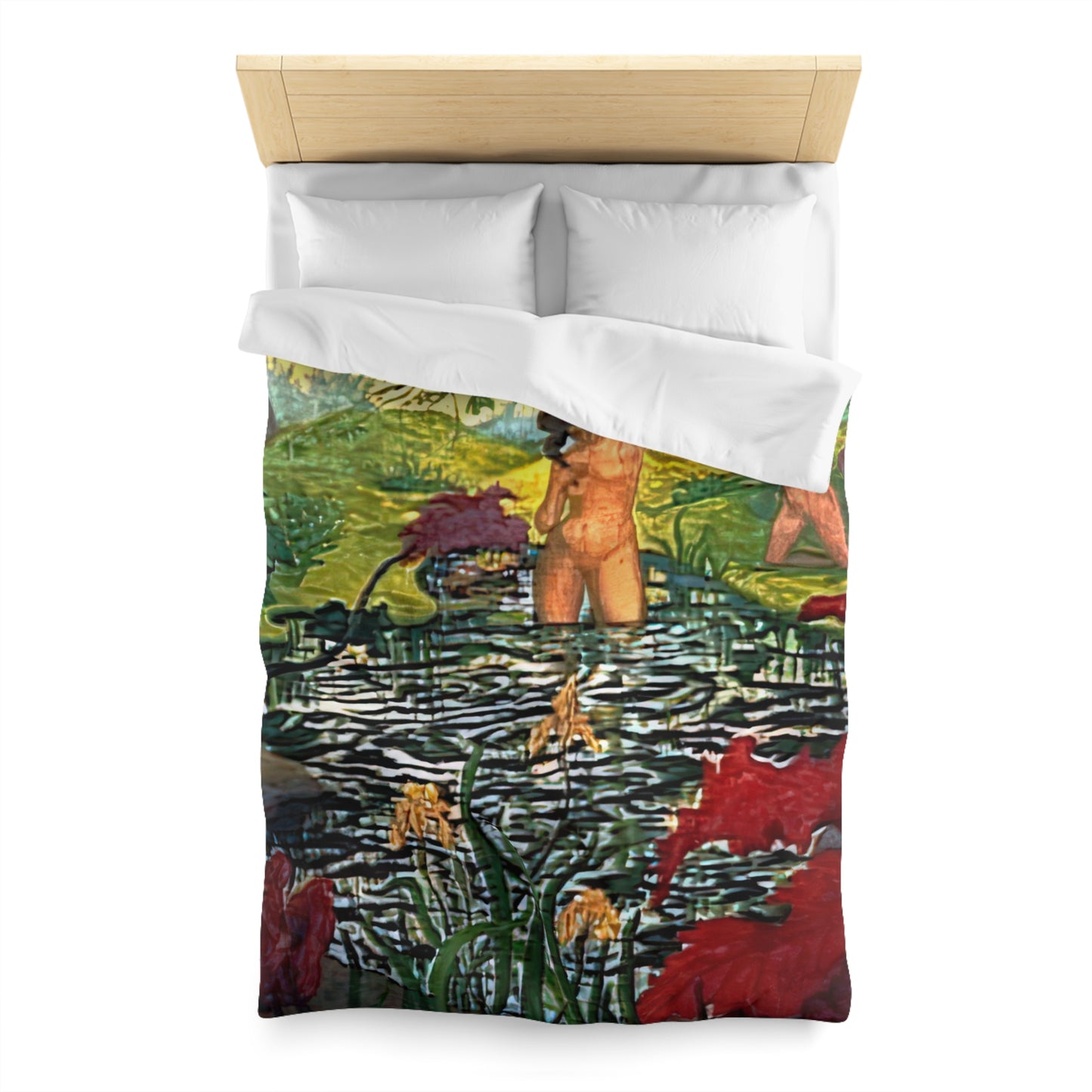 Ranson, Paul - The Lotus Bather (1906) - Microfiber Duvet Cover