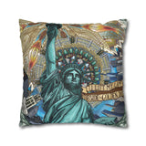 Liberty Mandala - Suede Square Pillowcase
