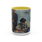 Cézanne, Paul - The Card Players (1892) - Colorful Accent Mugs