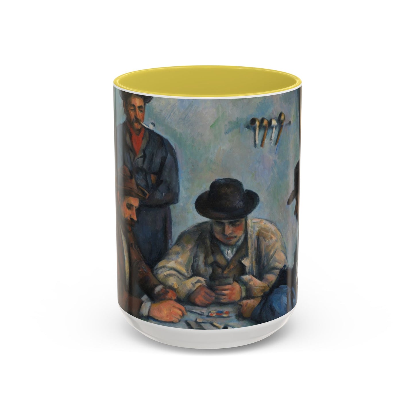 Cézanne, Paul - The Card Players (1892) - Colorful Accent Mugs
